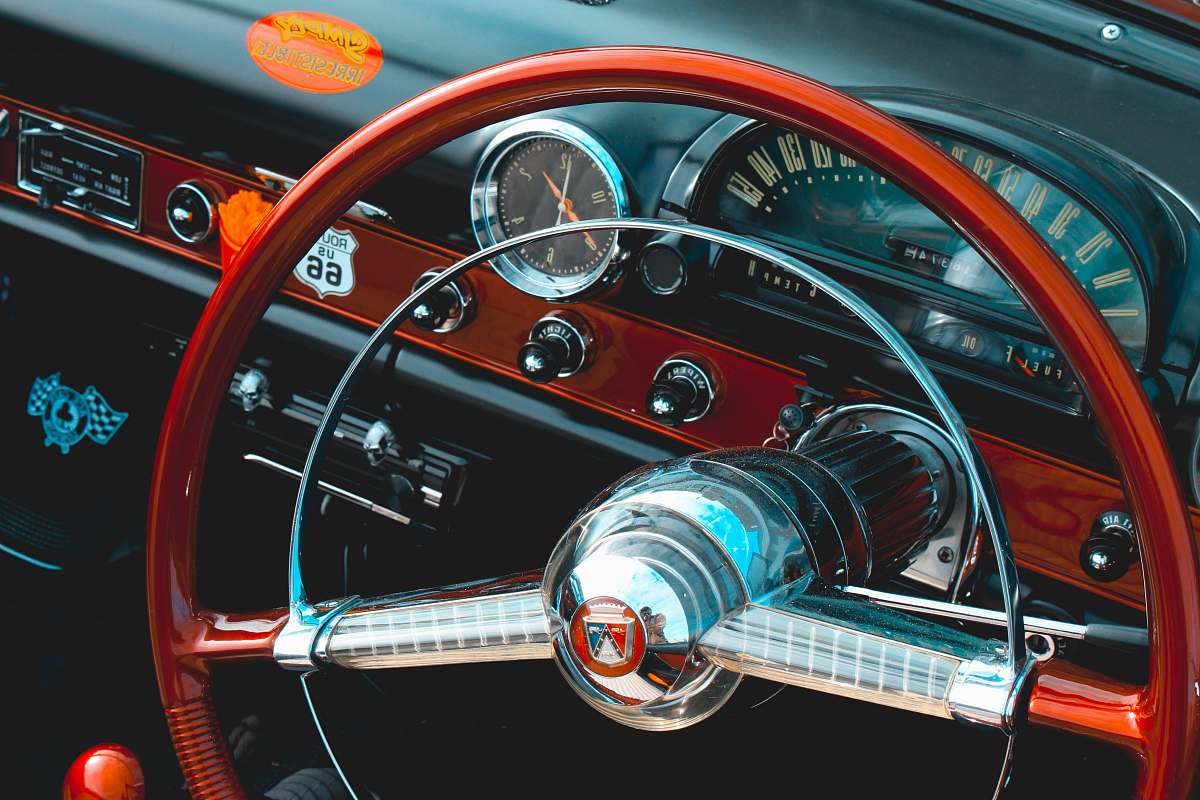 red red steering wheel ace cafe luzern